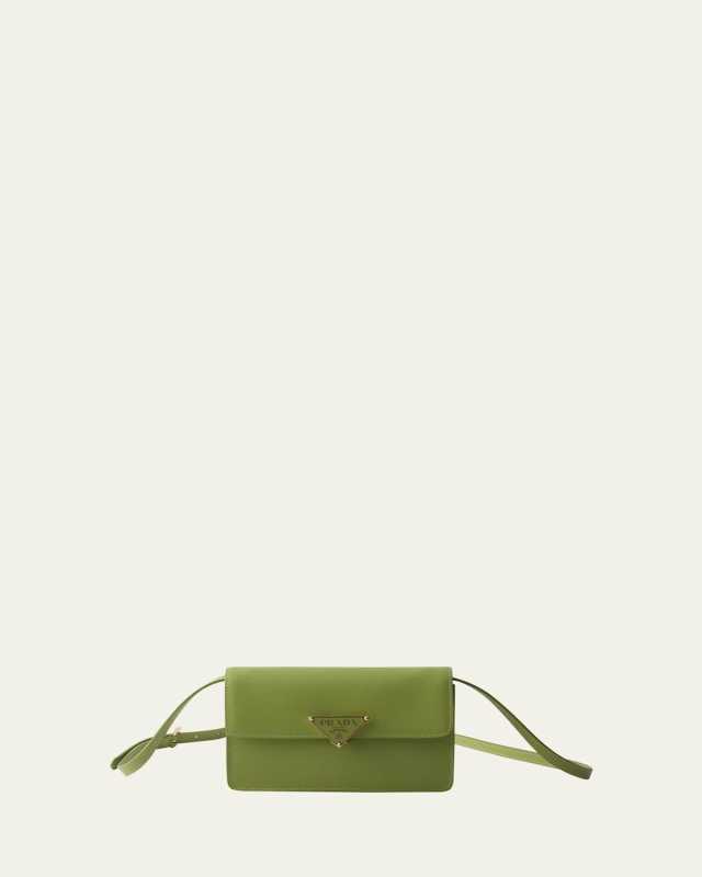 Mini Saffiano Leather Shoulder Bag